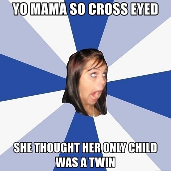 cross-eyed